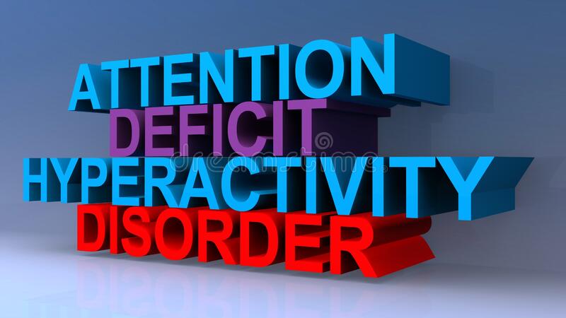attention deficit hyperactivity disorder blue background attention deficit hyperactivity disorder blue